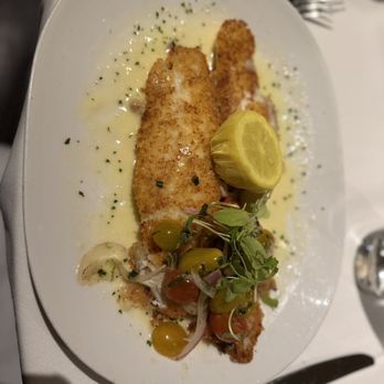 Eddie V's Prime Seafood - Parmesan Sole - Seafood Near Me - Burlington, Massachusetts
