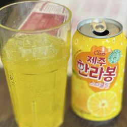 Hallabong! Korean orange from jeju island soda. So delicious