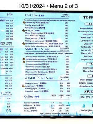 Menu photo 8 Hana Tea Honolulu, HI Menu photo 8 Hana Tea Honolulu, HI