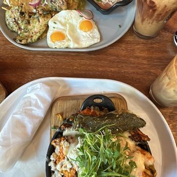Gina's Kitchen +Catering - Chorizo skillet and chilaquiles - Breakfast & Brunch Near Me - Rancho Cucamonga, California Gina's Kitchen +Catering - Chorizo skillet and chilaquiles - Breakfast & Brunch Near Me - Rancho Cucamonga, California