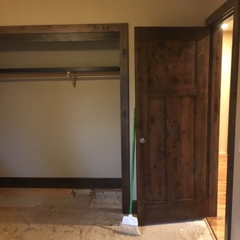 Art Renovation - a room with a closet and closet door - General Contractors Near Me