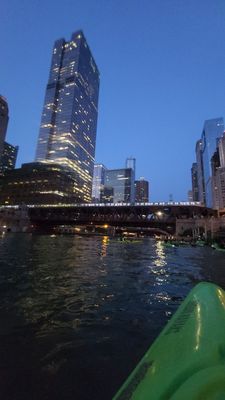 Urban Kayaks on the Chicago River by null