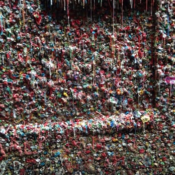 The Gum Wall - Local Flavor Near Me - Seattle, Washington The Gum Wall - Local Flavor Near Me - Seattle, Washington