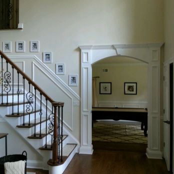 Affordable Elegance Contracting - Custom Molding & Wooden Railing w/ Metal Banisters: - General Contractors Near Me - Woodbridge, New Jersey