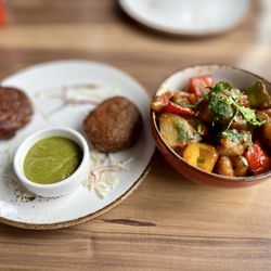 G.O.A.T. Room - Chicken Shammi Kabab Half Chilli Chicken