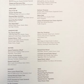 The Clement Hotel Palo Alto - lunch and dinner menu as of July 2019 - Hotels Near Me - Palo Alto, California The Clement Hotel Palo Alto - lunch and dinner menu as of July 2019 - Hotels Near Me - Palo Alto, California