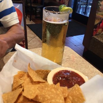 San Miguel - Coors light in a large mug, chips and salsa - Mexican Near Me - Thousand Palms, California San Miguel - Coors light in a large mug, chips and salsa - Mexican Near Me - Thousand Palms, California