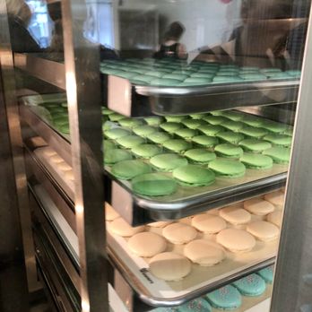 AG Macarons - a display case of macarons - Macarons Near Me - Toronto, Ontario