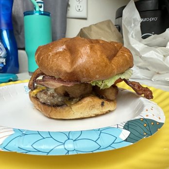 Mike's Grill - Hanford Burger, in all it's radiant glory! - Burgers Near Me - Hanford, California