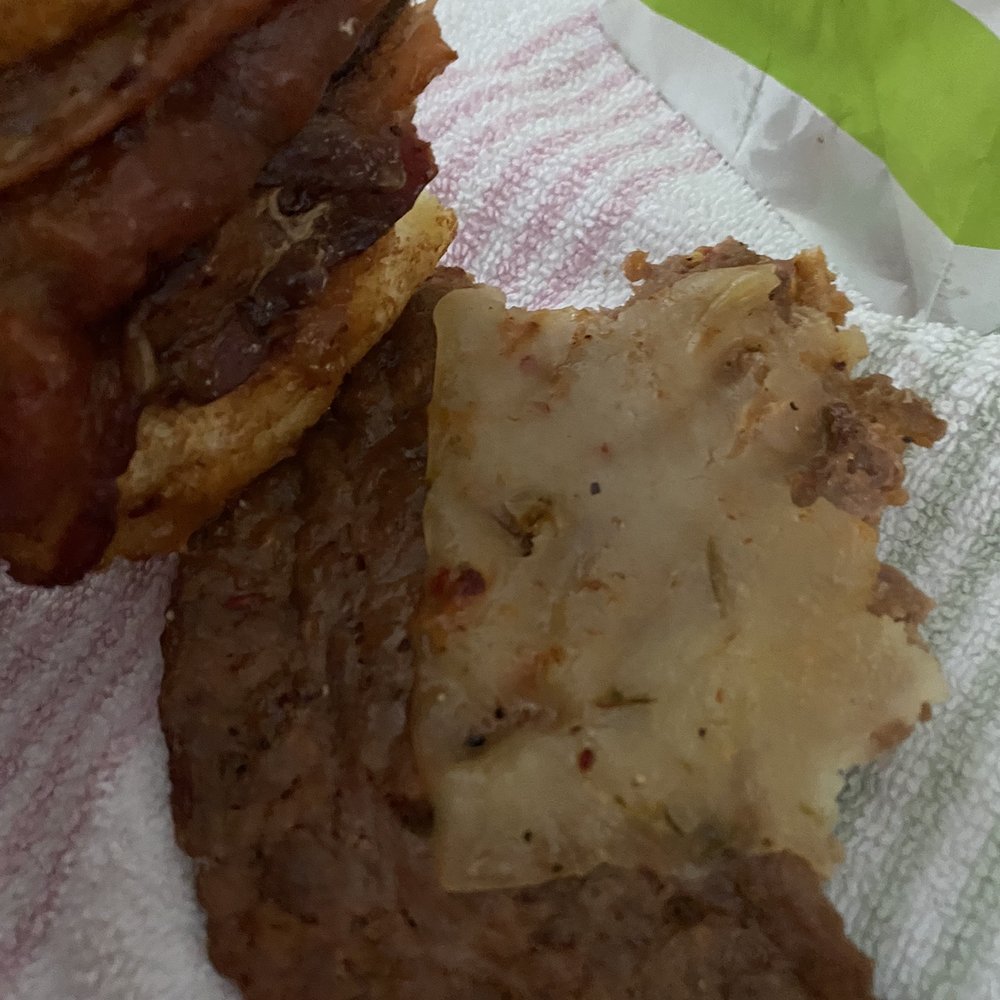 BurgerFi - The wagyu patty extended outside of the bun by an inch and then was placed in a small fry boat. - Burgers Near Me - Cary, North Carolina BurgerFi - The wagyu patty extended outside of the bun by an inch and then was placed in a small fry boat. - Burgers Near Me - Cary, North Carolina