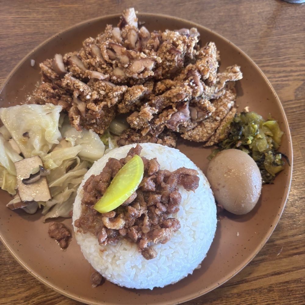 Liang's Village - Taiwanese Fried Chicken Cutlet Rice Box - Taiwanese Near Me - Cupertino, California Liang's Village - Taiwanese Fried Chicken Cutlet Rice Box - Taiwanese Near Me - Cupertino, California