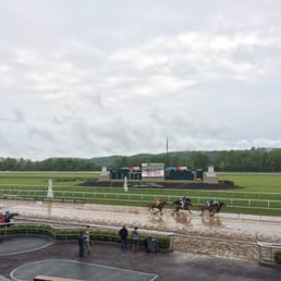 Rainy day at the track Rainy day at the track
