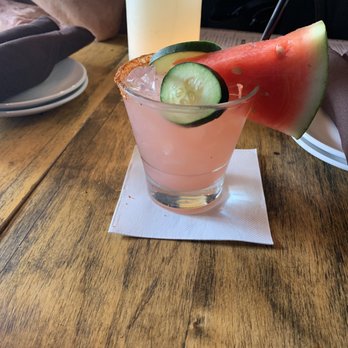 Next Door - My drink was a house made infusion watermelon and pepino..... super refreshing - Mexican Near Me - Long Beach, California Next Door - My drink was a house made infusion watermelon and pepino..... super refreshing - Mexican Near Me - Long Beach, California