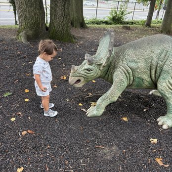 Staten Island Zoo - Loved getting on the dinosaurs - Zoos Near Me - Staten Island, New York