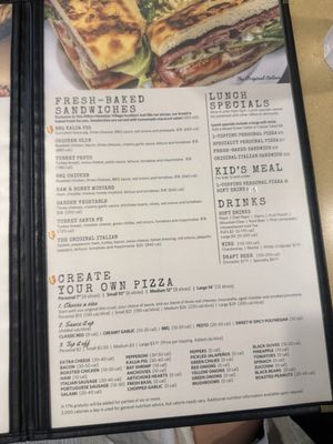 Menu photo 3 Round Table Pizza Honolulu, HI Menu photo 3 Round Table Pizza Honolulu, HI