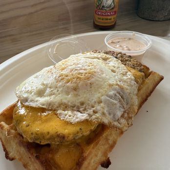 Confections by Kirari West - Waffle Egg melt - Bakeries Near Me - Redondo Beach, California Confections by Kirari West - Waffle Egg melt - Bakeries Near Me - Redondo Beach, California