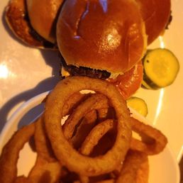 Classic Sliders and onion rings Classic Sliders and onion rings