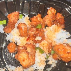 Wow Bao - Orange chicken and steamed rice