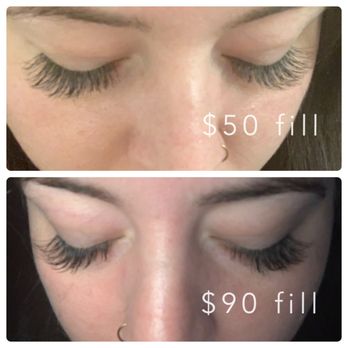Flutter Lash & Skin Studio - My $50 fill vs my $90 fill at flutter. - Skin Care Near Me - Carlsbad, California Flutter Lash & Skin Studio - My $50 fill vs my $90 fill at flutter. - Skin Care Near Me - Carlsbad, California