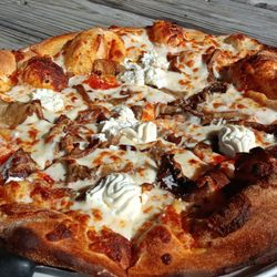 McFaul's Oyster and Reel - The Funghi pizza-- so pretty and delicious.