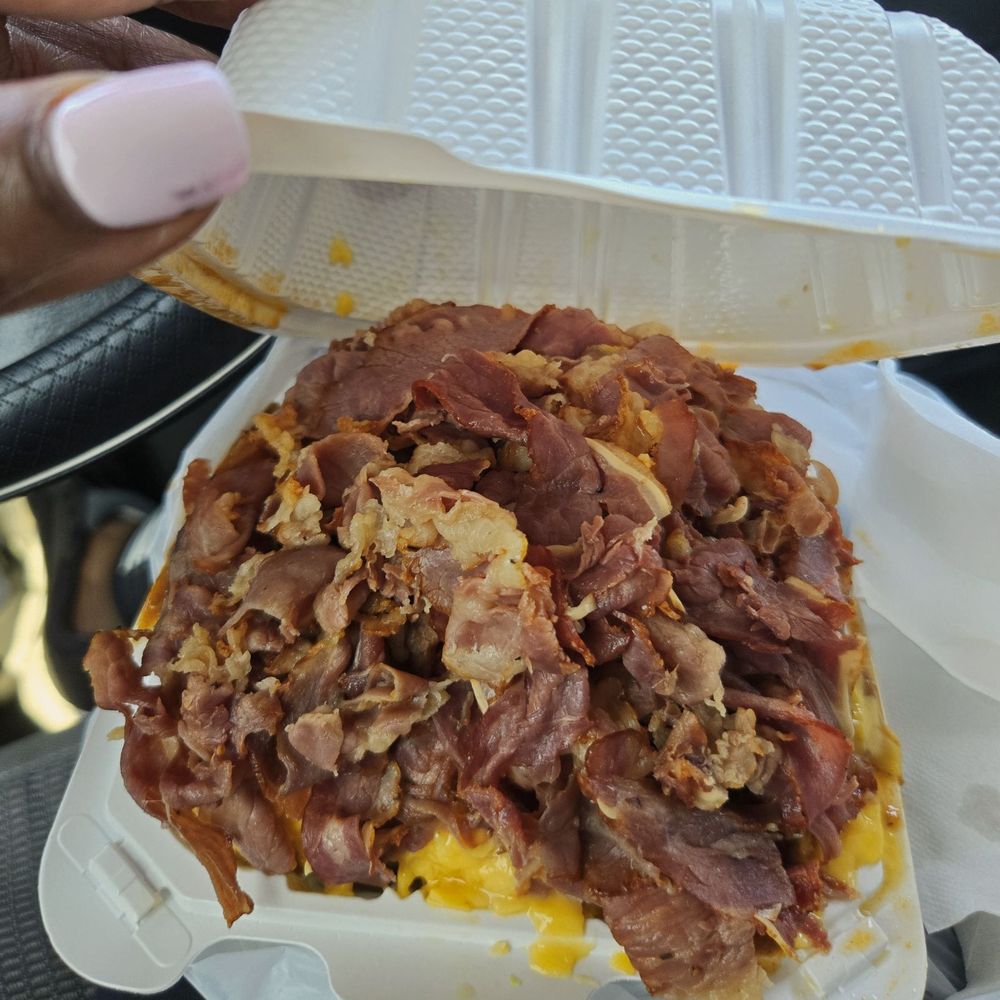 Steven's Burgers - Chili cheese fries with Pastrami. - New American Near Me - Gardena, California Steven's Burgers - Chili cheese fries with Pastrami. - New American Near Me - Gardena, California