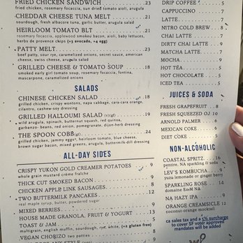 Wooden Spoon - Menu - Breakfast & Brunch Near Me - San Francisco, California Wooden Spoon - Menu - Breakfast & Brunch Near Me - San Francisco, California