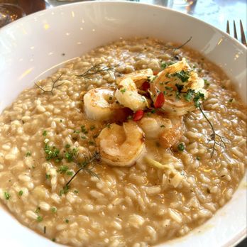 Firefly Grill - Shrimp risotto, very flavorful, shrimp was fresh - Steakhouses Near Me - Effingham, Illinois
