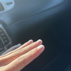 Noble Nails & Spa - Missed spots.