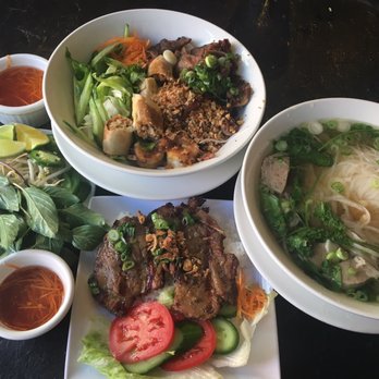 Saigon Avenue - Classic pork trio, meatball pho, and charbroiled pork-chop sampler!!! Triple YUM!!! - Vietnamese Near Me - Monrovia, California Saigon Avenue - Classic pork trio, meatball pho, and charbroiled pork-chop sampler!!! Triple YUM!!! - Vietnamese Near Me - Monrovia, California