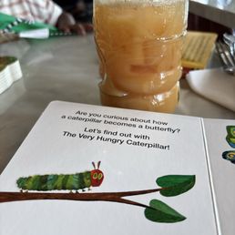 Fresh fruit juice and a Hungry caterpillar! Fresh fruit juice and a Hungry caterpillar!