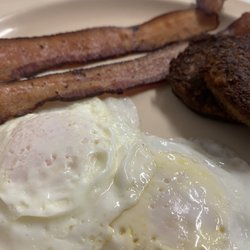 Sunrise Cafe - #8 french toast 2eggs and either bacon or sausage (i got both extra charge)