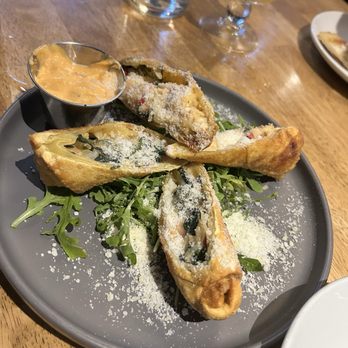 Stäge Kitchen & Bar - Shrimp and lobster egg rolls - Seafood Near Me - Peachtree Corners, Georgia Stäge Kitchen & Bar - Shrimp and lobster egg rolls - Seafood Near Me - Peachtree Corners, Georgia
