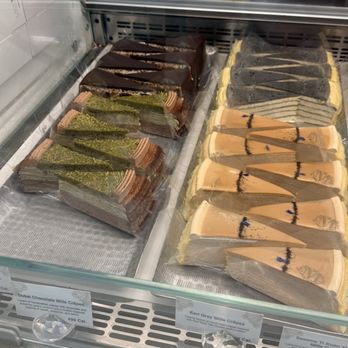 Lady M Cake Boutique - Dubai Chocolate Mille Crêpes - Bakeries Near Me - Santa Clara, California