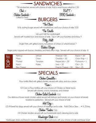 Menu photo 3 Griffin's Cafe Hendersonville, NC Menu photo 3 Griffin's Cafe Hendersonville, NC