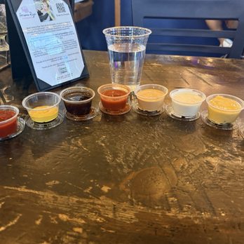 Nevada Brew Works - Plethora of sauces - Brewpubs Near Me - Las Vegas, Nevada