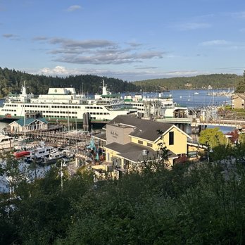 The Restaurant - Friday Harbor House - View from deck - New American Near Me - Friday Harbor, Washington