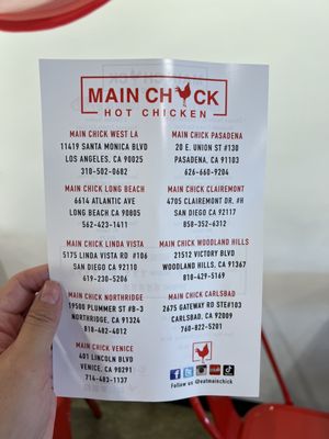 Menu photo 6 Main Chick Hot Chicken Northridge, CA Menu photo 6 Main Chick Hot Chicken Northridge, CA
