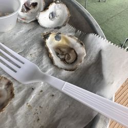 Admiral Jack's Bar & Grill - Oysters that were recommended by the waitress. The smallest ones I've ever had and for $3 each not a deal at all.