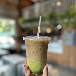Semicolon Cafe - Iced Matcha Bomb (~$7)
