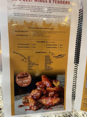 Menu photo 6 AWSOM Wings - Alhambra Alhambra, CA