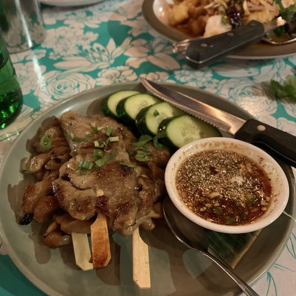 Paadee - Pork skewers - Thai Near Me - Portland, Oregon Paadee - Pork skewers - Thai Near Me - Portland, Oregon