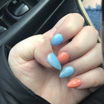 Lusso Nail Spa - nails immediately after manicure - Waxing Near Me - Columbus, Ohio