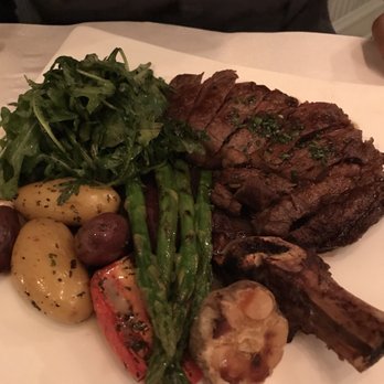 Lahaina Grill - Husband's rib eye special. He mopped the whole plate up. - Seafood Near Me - Lahaina, Hawaii