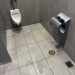 All the piss on the floor