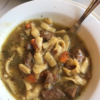 The Secret Garden - Cup of Beef Noodle Soup- Really Good ! - Breakfast & Brunch Near Me - Modesto, California