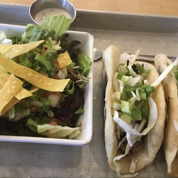 Tacos 4 Life - Salad with excellent Carnitas Tacos! - Mexican Near Me - Conway, Arkansas Tacos 4 Life - Salad with excellent Carnitas Tacos! - Mexican Near Me - Conway, Arkansas