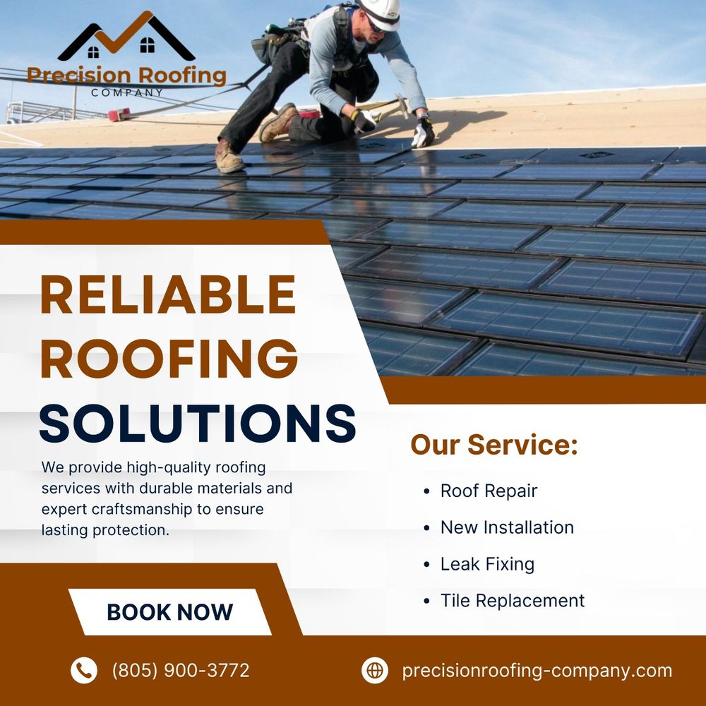 Slide of Precision Roofing Company