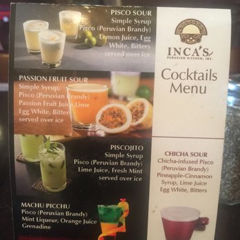 Incas Grill Peruvian kitchen - Pisco sour !!!!! - Peruvian Near Me - Staten Island, New York