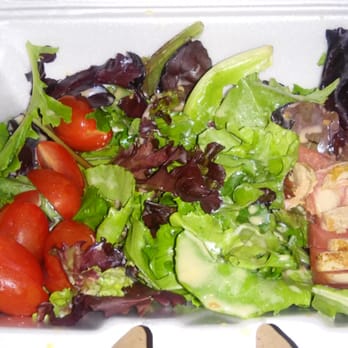 Shoyu - This is their $11 takeout ahi tuna salad. The sloppiest cut of tuna I've ever seen - Sushi Bars Near Me - Park City, Utah
