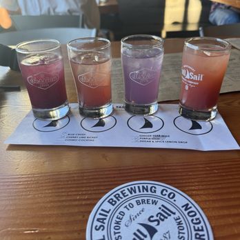 Full Sail Brew Pub - Cocktail flight - Pubs Near Me - Hood River, Oregon Full Sail Brew Pub - Cocktail flight - Pubs Near Me - Hood River, Oregon